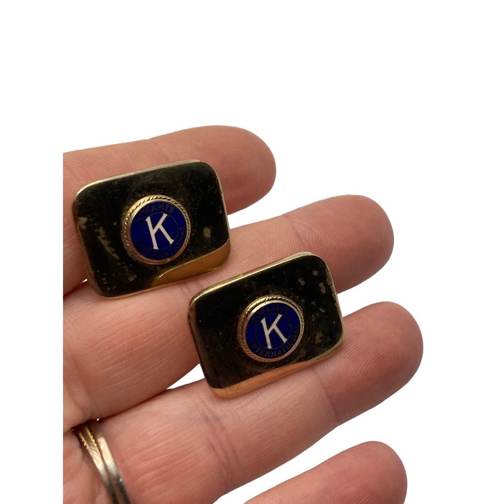 Vintage Kiwanis International Cuff Links